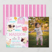 Leuke boerderijdieren Foto Kaart (Voorkant / Achterkant)