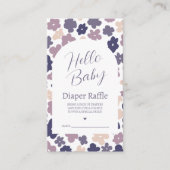 Leuke Boho Daisy Luier Raffle Informatiekaartje (Voorkant)
