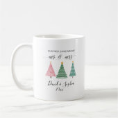 Leuke boho eerste kerst samen mok (Links)