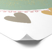 Leuke boho harten, poster (Hoek)