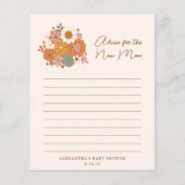 Leuke Boho Retro Bloemen Vrijgezellenfeest Moeder (Voorkant)