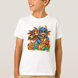 Leuke BoltGon Schattige Superheld Draak Halloween T-shirt