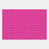 Leuke Bonito in Pastel Roze op Hot Pink in Klein Inpakpapier Vel (Voorkant)
