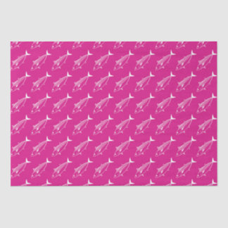 Leuke Bonito Vis in Wit op Hot Pink Tissuepapier
