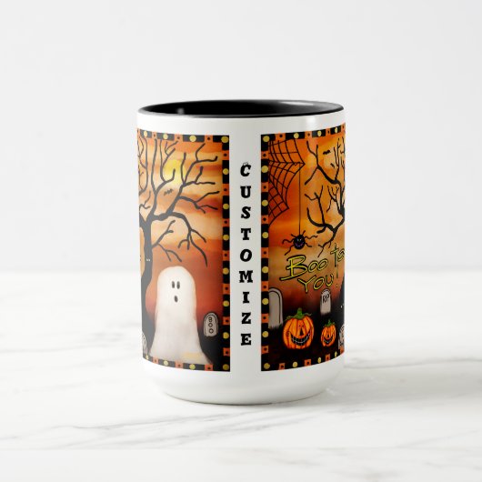 Leuke Boo Ghost Graveyard Spider  Mok (Midden)