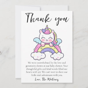 Leuke boodschap baby shower dank je kaarten