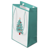 Leuke Boom Gift Bag (Seafoam) Klein Cadeauzakje (Achterkant Gekanteld)