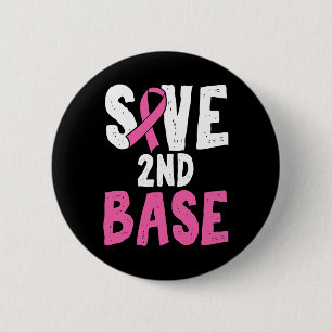 Leuke borstkanker bewustwording maand Bespaar twee Ronde Button 5,7 Cm