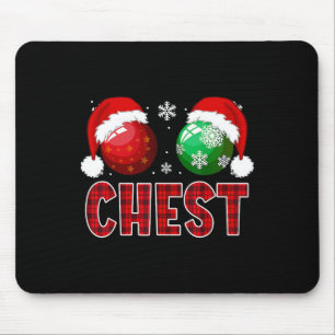 Leuke Borstnoten Kerst Shirt Bijpassend Paar Che Muismat