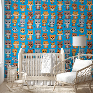 Leuke bosdieren behang