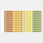 Leuke bosdieren kinder naam labels (Vel)