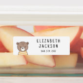 Leuke bosdieren kinder naam labels (Aangebracht)