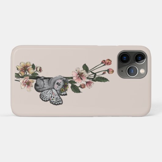 Leuke Botanische Koala Beary Waterverf Illustratie Case-Mate iPhone Case (Achterkant (horizontaal))