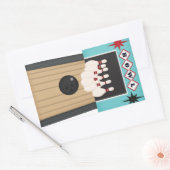 Leuke Bowling Lane sport sticker (Envelop)