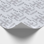 Leuke "Brain Time!" Kruiswoordpuzzel brillenglazen Cadeaupapier (Hoek)