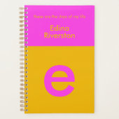 Leuke Bright Gepersonaliseerde Planner Custom Mono (Voorkant)