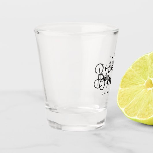 Leuke bruidsmeisje script bruiloft shot glas (Links)