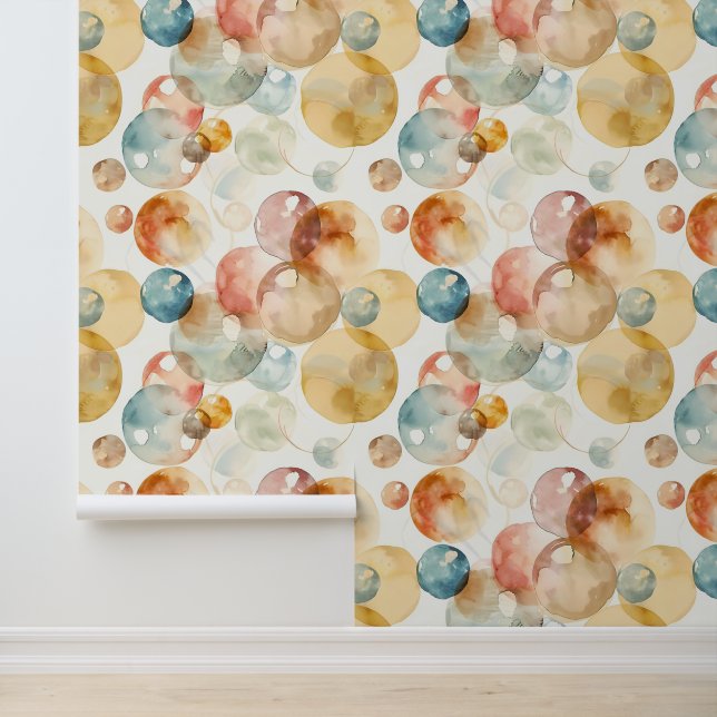 Leuke bubbels behang (Applicatie)