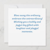 Leuke Bubblegum Blazende Giraffe Vloeibare Swirl B (Achterkant)