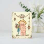 Leuke Budget BABY SHOWER Uitnodiging Briefkaart (Staand voorkant)