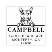 Leuke Bullterrier Custom Dog Adres Stempel (Design)