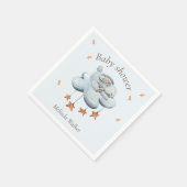 Leuke Bunny Clouds en Stars Baby shower servetten (Hoek)