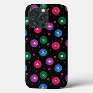 Leuke Buttonnen & Stippen iPhone 13 Pro Hoesje