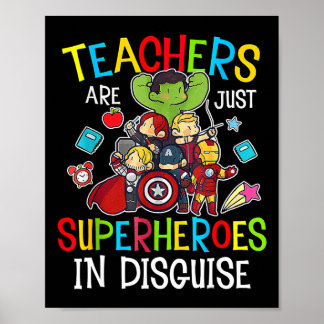 Leuke Byck naar school leraren zijn superhelden ca Poster