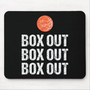 Leuke Bysketbyll Coach Box Out Quote Grunge Graphi Muismat