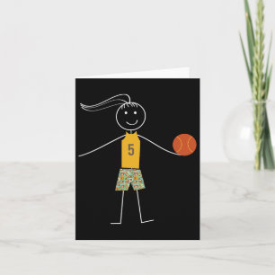 Leuke Bysketbyll Meisjes Bysketbyll Speler Kaart