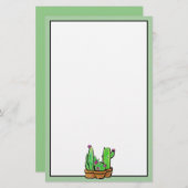 Leuke Cactus cactussen vetplanten Briefpapier (Voorkant / Achterkant)