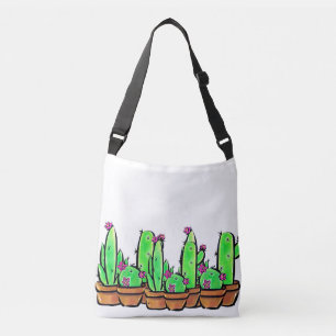Leuke Cactus cactussen vetplanten Crossbody Tas