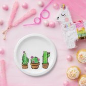 Leuke Cactus cactussen vetplanten Papieren Bordje (Feest)