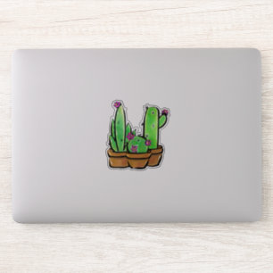Leuke Cactus cactussen vetplanten Sticker