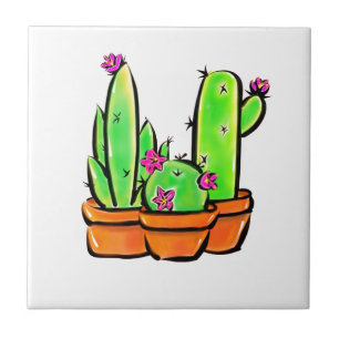 Leuke Cactus cactussen vetplanten Tegeltje