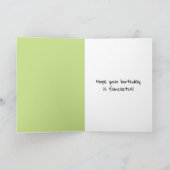 Leuke Cactus met Verjaardagsballonnen Kaart (Binnen)