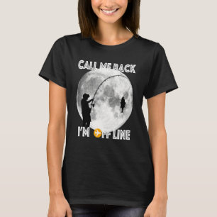 Leuke cadeau voor vissers met spoel voor mannen jo t-shirt