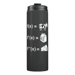 Leuke Calculus Afgeleide Cowculus Terug naar Schoo Thermosbeker