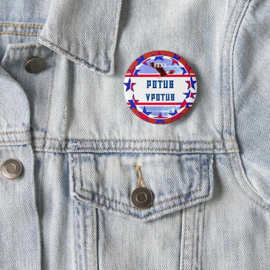Leuke Campagne Verkiezing POTUS Ronde Button 5,7 Cm (In situ)