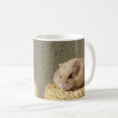 Leuke Campbells Dwerg Russische Hamster Koffiemok (Voorkant rechts)