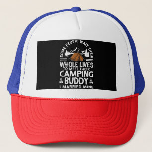 Leuke campingmaatjes cadeau voor mannen vrouwen gr trucker pet
