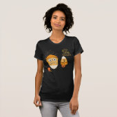 Leuke Candy Corn Sweet Spooky Halloween T-shirt (Voorkant volledig)