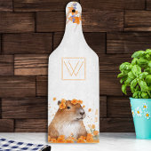 Leuke Capybara Lover Gift Gepersonaliseerd Monogra Snijplank