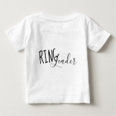 Leuke carnaval partij ring leider shirt (Achterkant)