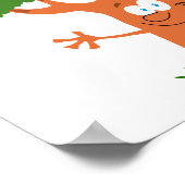 leuke cartoon abc alphabet tree poster (Hoek)