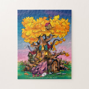 leuke cartoon boompuzzel legpuzzel