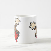Leuke Cartoon Canadese Moose Koffiemok (Center)