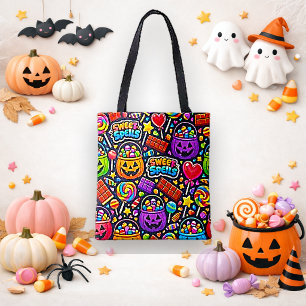 Leuke Cartoon Halloween Snoep Trick or Treat Draagtas