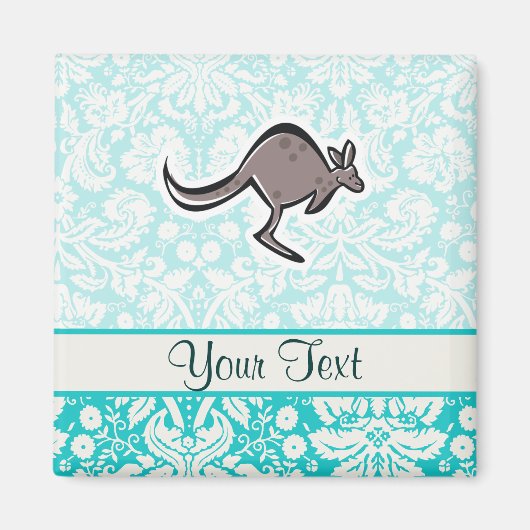 Leuke Cartoon Kangoeroe Magneet (Voorkant)