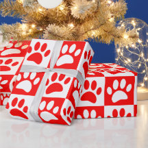 Leuke Cartoon Paw Prints Schaakbord Heldere kleur